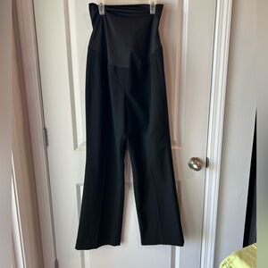 LOFT Black Wide Leg maternity Pants. Size 10